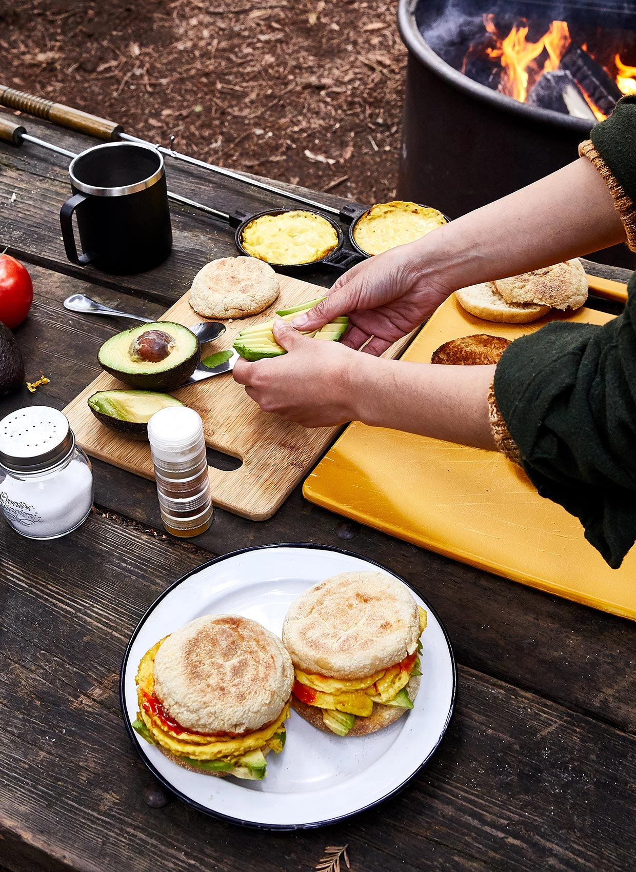 Camping-Shoot-Sandwiches-breakfast-picnic